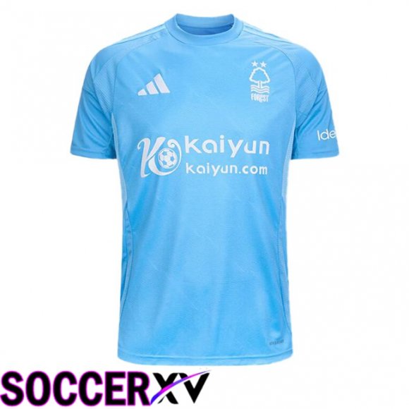 Nottingham Forest Third Soccer Jersey Blue 2024/2025