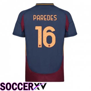 AS Rome (PAREDES 16) Third Soccer Jersey Blue Royal 2024/2025