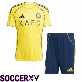 Maillot de Foot Al-Nassr FC Enfant Domicile Jaune 2025/2026