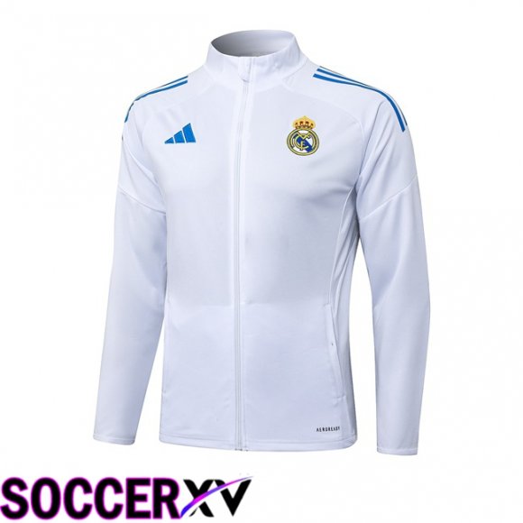 Veste Foot Real Madrid Blanc 2025/2026