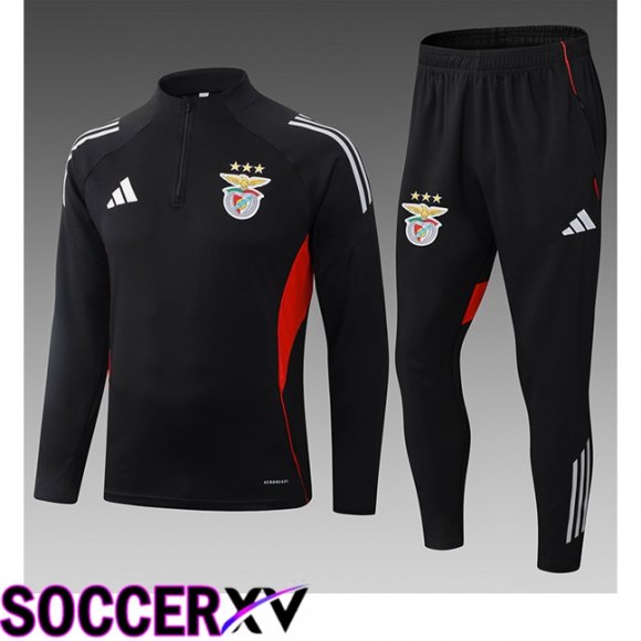 Ensemble Survetement de Foot S.L Benfica Enfant Noir 2025/2026