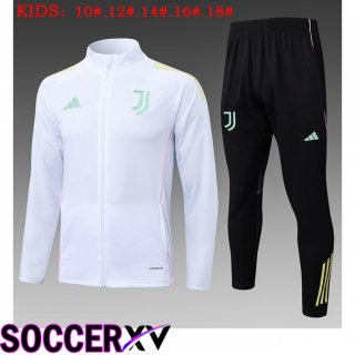 Ensemble Veste Survetement de Foot Juventus Enfant Blanc 2025/2026