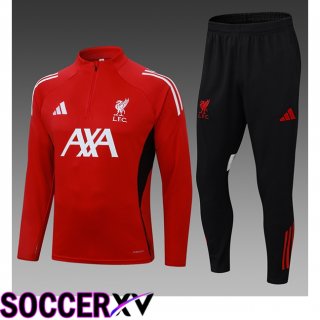 Ensemble Survetement de Foot FC Liverpool Enfant Rouge 2025/2026