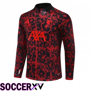 Training Sweatshirt FC Liverpool Noir Rouge 2025/2026