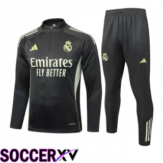 Ensemble Survetement de Foot Real Madrid Gris 2025/2026