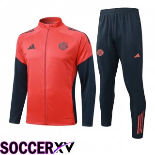 Ensemble Veste Survetement de Foot Bayern Munich Orange 2025/2026
