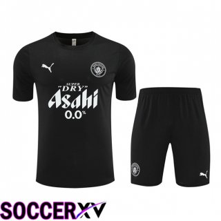 Ensemble Training T-Shirts Manchester United + Shorts Noir 2025/2026
