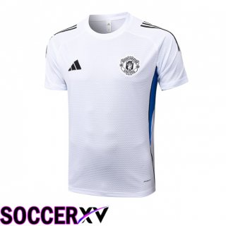 Training T-Shirts Manchester United Blanc 2025/2026
