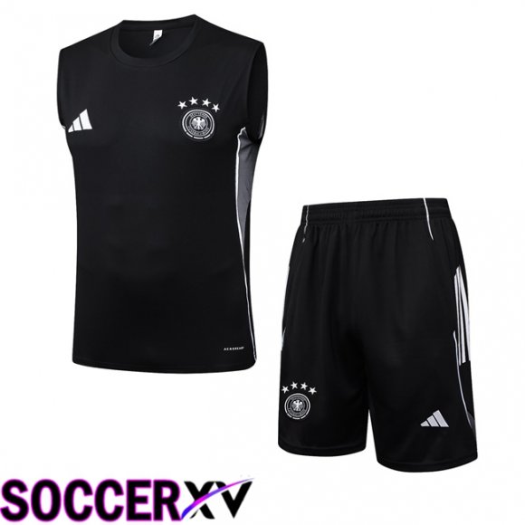 Gilet Foot Allemagne + Shorts Noir 2025/2026