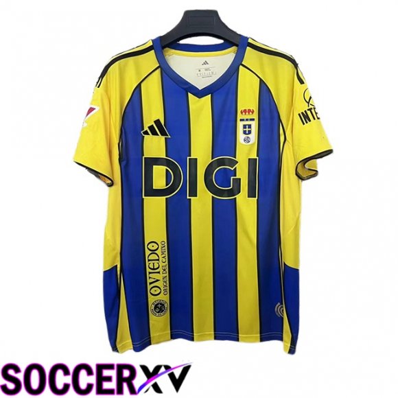 Maillot de Foot Real Oviedo Exterieur Jaune 2025/2026