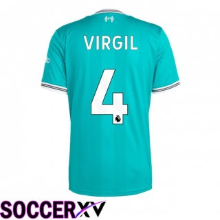 Maillot de Foot FC Liverpool (VIRGIL 4) Third Vert 2025/2026