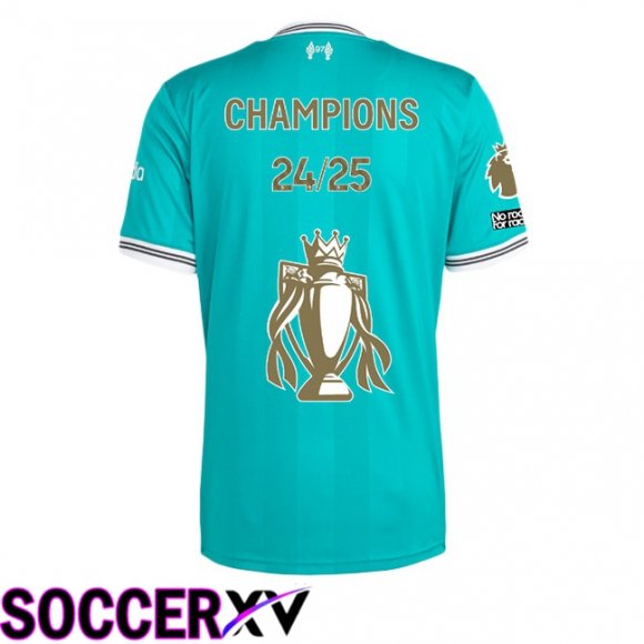 Maillot de Foot FC Liverpool Champions Édition Spéciale Third Vert 2025/2026