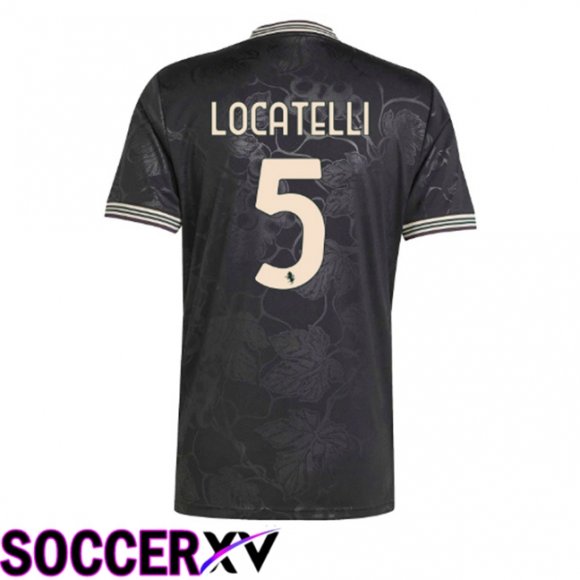 Maillot de Foot Juventus (LOCATELLI 5) Third Noir 2025/2026