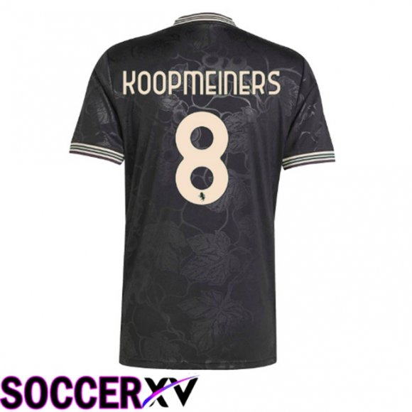 Maillot de Foot Juventus (KOOPMEINERS 8) Third Noir 2025/2026
