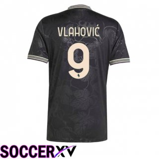Maillot de Foot Juventus (VLAHOVIĆ 9) Third Noir 2025/2026