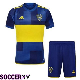 Boca Juniors Kids Soccer Jersey Home Blue 2023/2024