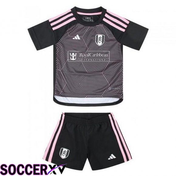 Fulham FC Kids Soccer Jersey Third Black 2023/2024