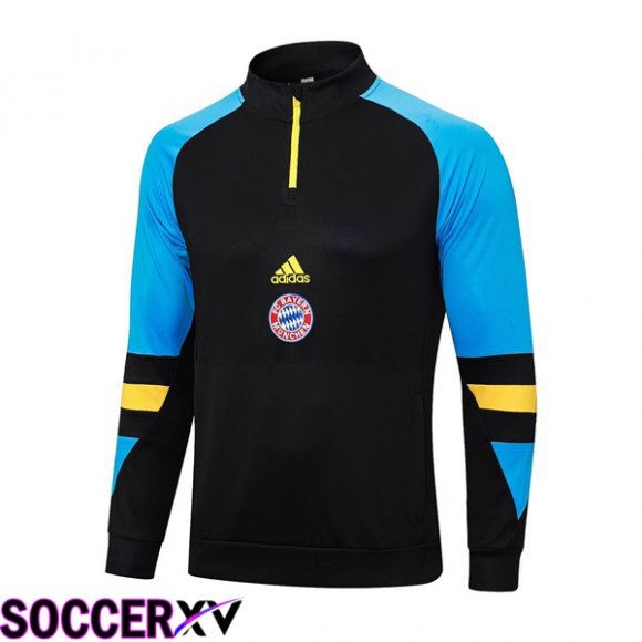 Bayern Munich Training Sweatshirt Black Blue 2023/2024