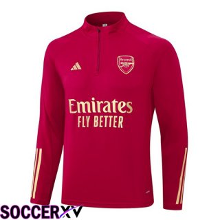 Arsenal Training Sweatshirt Red 2023/2024