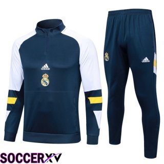 Real Madrid Training Tracksuit Suit Royal Blue 2023/2024