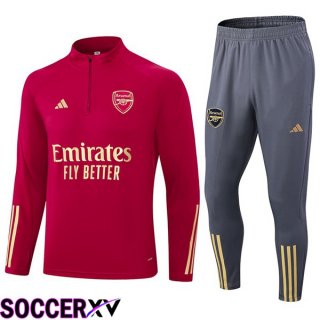 Arsenal Training Tracksuit Suit Red 2023/2024