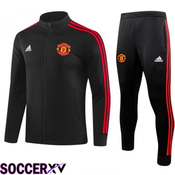 Manchester United Training Jacket Suit Black 2023/2024