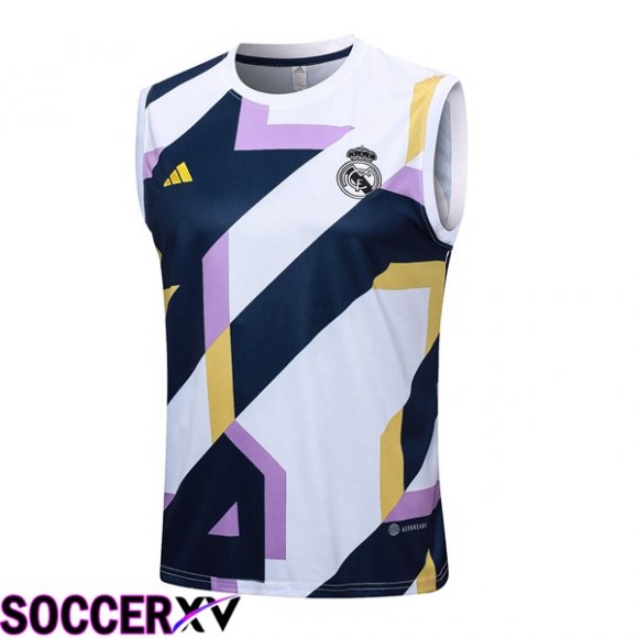 Real Madrid Soccer Vest White 2023/2024