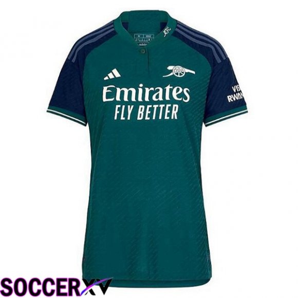 Arsenal Womens Soccer Jersey Third Green 2023/2024