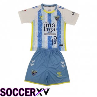 Malaga Kids Home Soccer Jersey 2024/2025