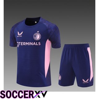 Ensemble Training T-Shirts Feyenoord Enfant Pourpre/Rose 2025/2026