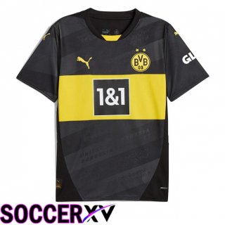 Dortmund BVB Away Soccer Jersey Black 2024/2025