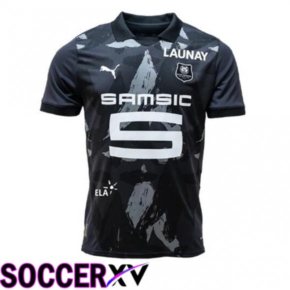 Stade Rennais Third Soccer Jersey Black 2024/2025