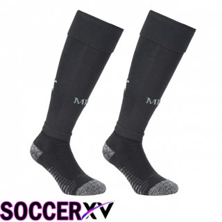 AC Milan Third Soccer Socks Black 2024/2025