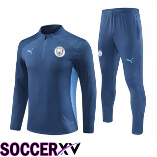 Manchester City Kids kit Training Tracksuit Blue Royal 2024/2025