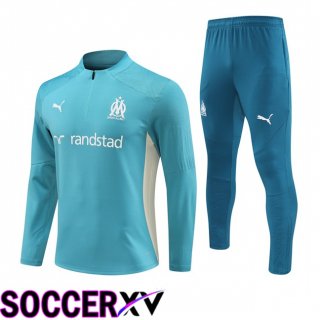 Marseille OM Kids kit Training Tracksuit Green 2024/2025