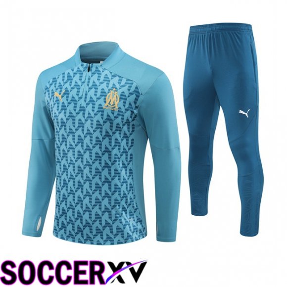 Marseille OM Kids kit Training Tracksuit Green 2024/2025