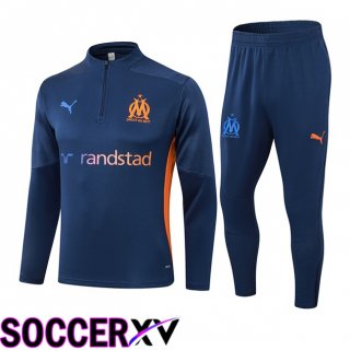 Marseille OM Kids kit Training Tracksuit Blue Royal 2024/2025