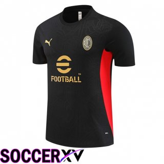 AC Milan Training T Shirt Black 2024/2025