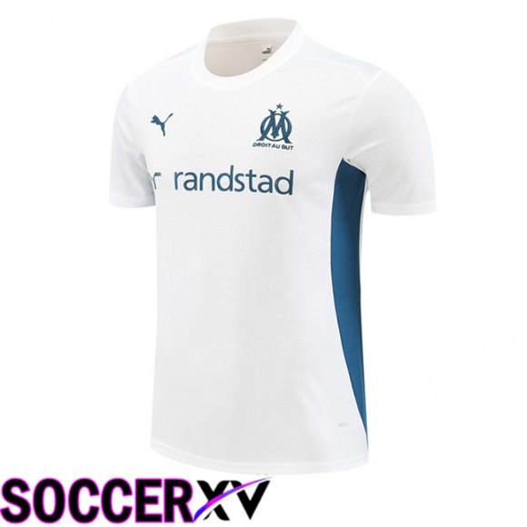 Marseille OM Training T Shirt White 2024/2025