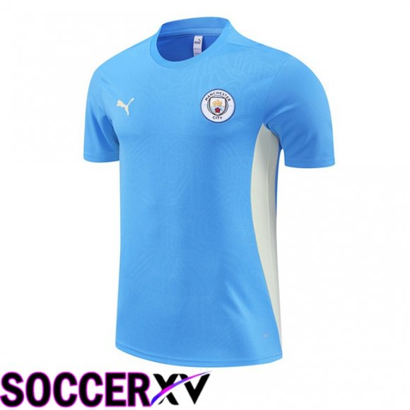 Manchester City Training T Shirt Blue 2024/2025