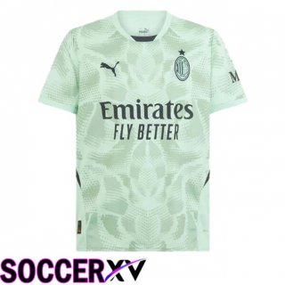 AC Milan Goalkeeper Soccer Jersey Green 2024/2025