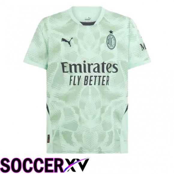 AC Milan Goalkeeper Soccer Jersey Green 2024/2025