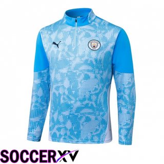 Training Sweatshirt Manchester City Bleu 2025/2026