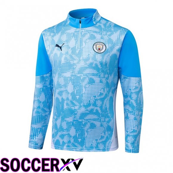 Training Sweatshirt Manchester City Bleu 2025/2026