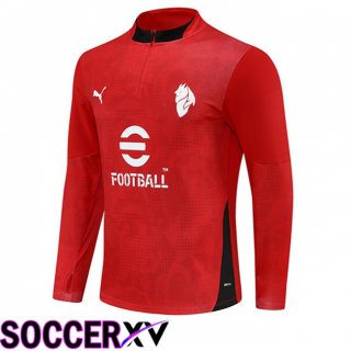 Training Sweatshirt AC Milan Rouge 2025/2026