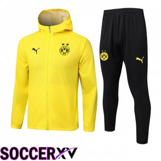 Survetement de Foot - Coupe Vent Dortmund BVB Jaune 2025/2026