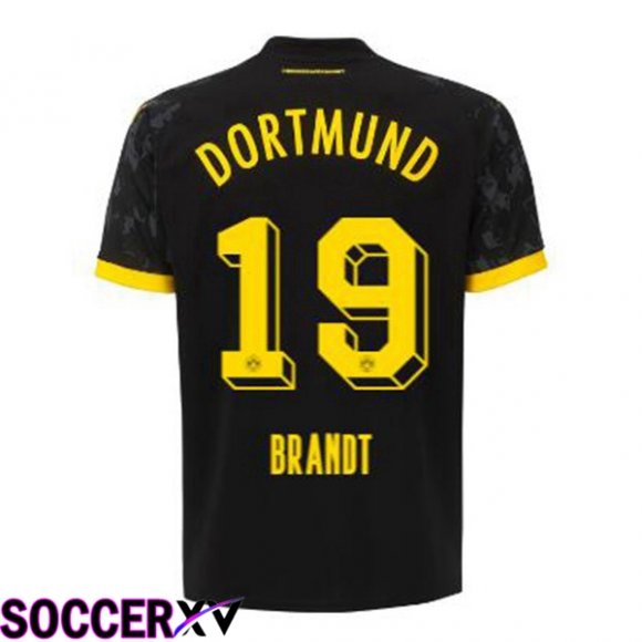 Dortmund BVB (Brandt 19) Soccer Jersey Away Black 2023/2024