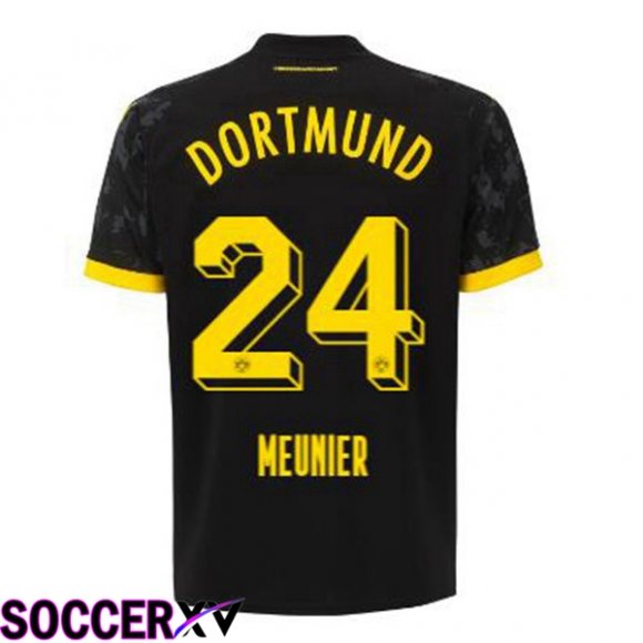 Dortmund BVB (Meunier 24) Soccer Jersey Away Black 2023/2024