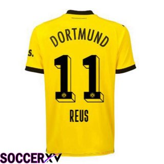 Dortmund BVB (Reus 11) Soccer Jersey Home Yellow Black 2023/2024