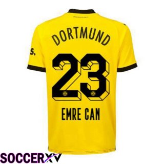 Dortmund BVB (Emre Can 23) Soccer Jersey Home Yellow Black 2023/2024